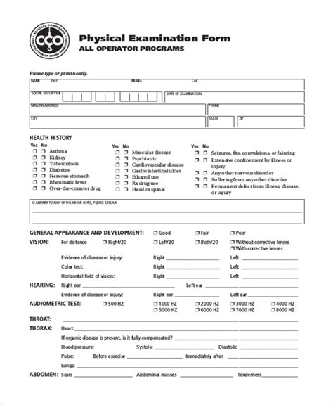 What Is Investigation Examination Form