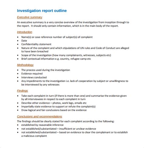 What Is Investigation Report Supporting Strategies