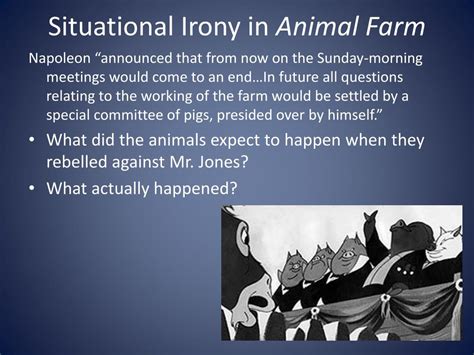 What Is Irony In Animal Farm