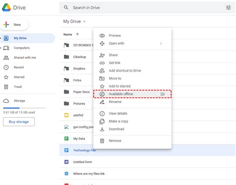 What Is Meant By Offline Files in Google Drive