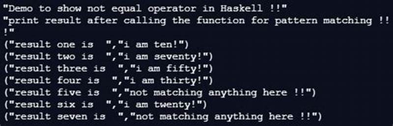 What Is Pattern Matching In Haskell