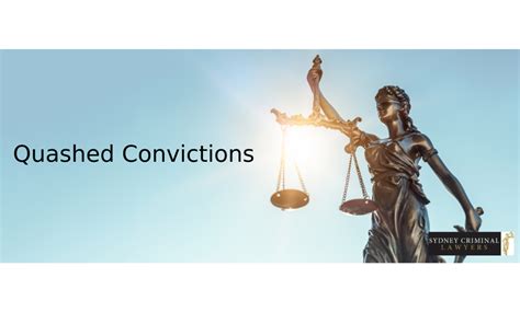 What Is Quashed Conviction Meaning