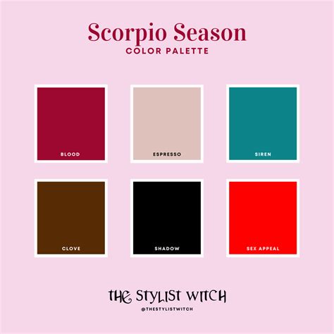 What Is The Color For Scorpio