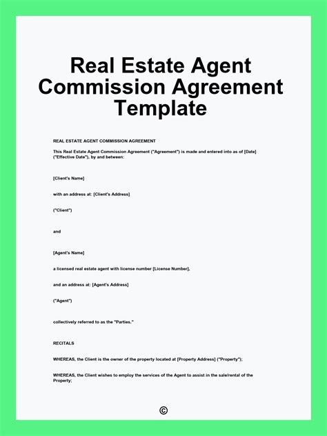 What Is The Commission For A Real Estate Agent