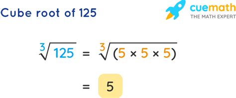 What Is The Cubed Root Of 125