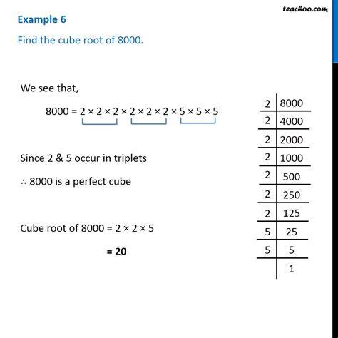 What Is The Cubed Root Of 8000