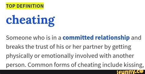 What is cheating? Defining the boundaries of infidelity