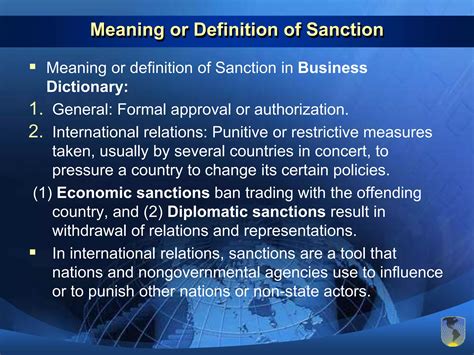 Unveiling the Meaning Behind Sanction - What You Need to Know!