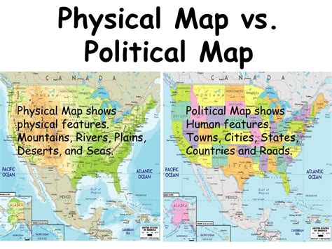 Political And Physical World Map •