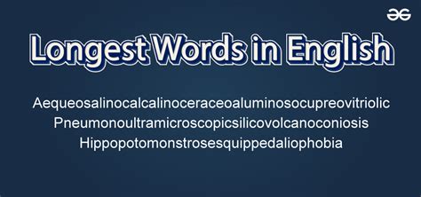What Is The Longest Word