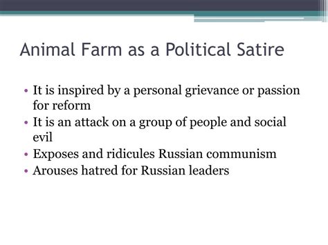 What Is The Political Message Of Animal Farm