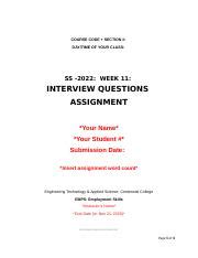 What Is Your Weakness Interview Questions