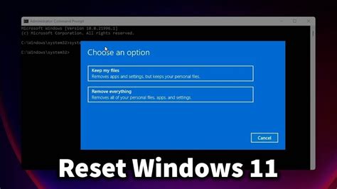What Is the Need to Reset a Windows 11 PC