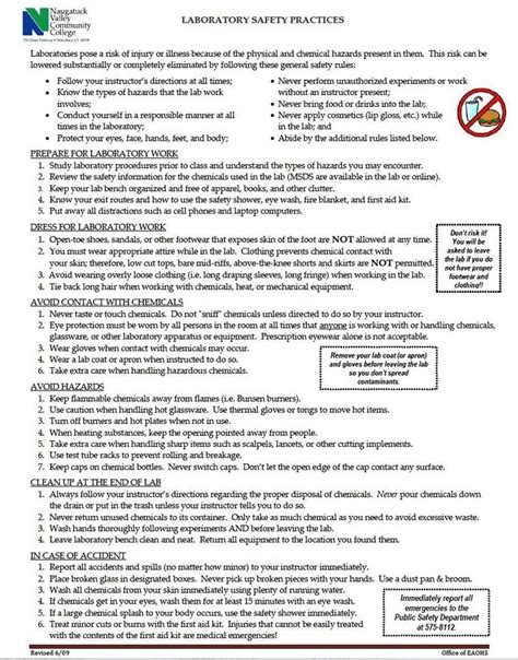 What Not To Do Laboratory Worksheet Answer