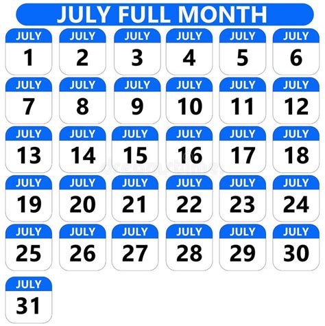 What Number Month Is July