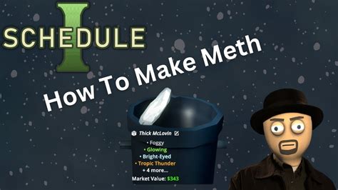 Blackboard with the chemical formula of Methamphetamine Twin Town