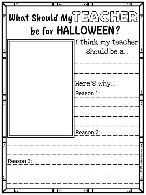 What Should Your Teacher Be For Halloween Template