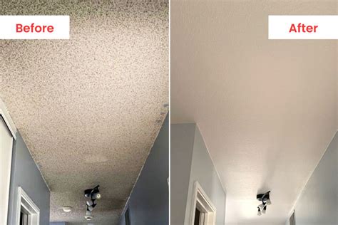 How To Remove Popcorn Ceiling Quickly Tutorial Pics