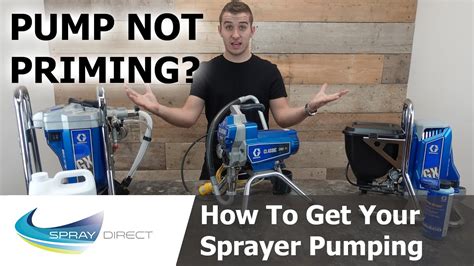 What To Do if Your Sprayer Is Not Priming - YouTube