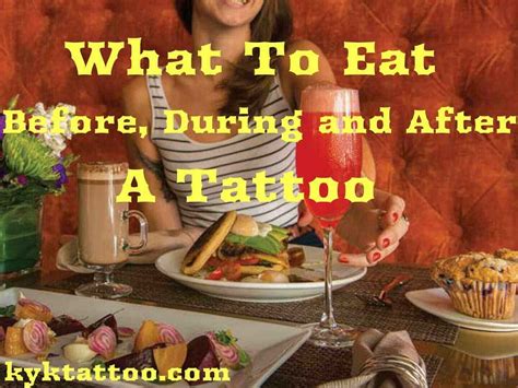 What To Eat Before A Tattoo