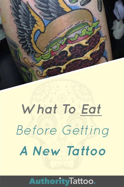 What To Eat Before Tattoo
