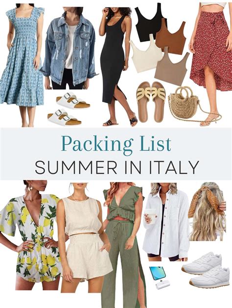 What To Pack For Italy In The Summer