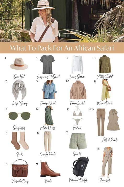 What To Pack Safari