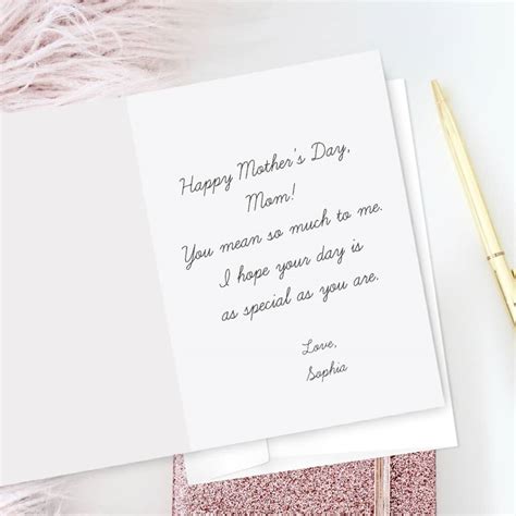 What To Write In Your Mothers Day Card