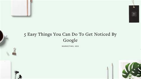 What You Can Do To Get Noticed