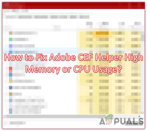 What You Can Do to Fix Adobe CEF Helper High CPU Usage