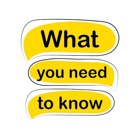 What You Need To Know