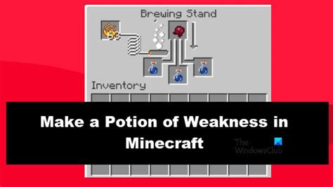 What You Need to Make Potion of Weakness in Minecraft