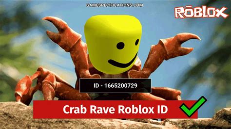 What is the Crab Rave Roblox ID Code - Touch, Tap, Play