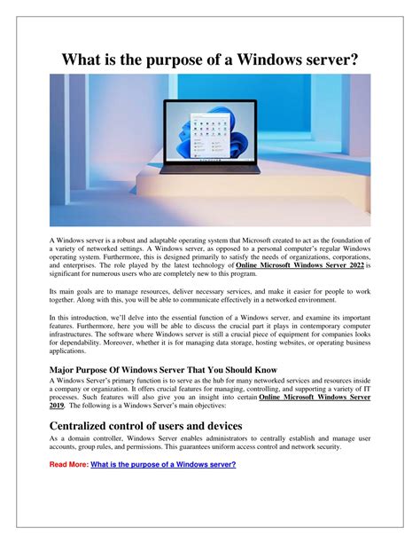 What is the purpose of a server