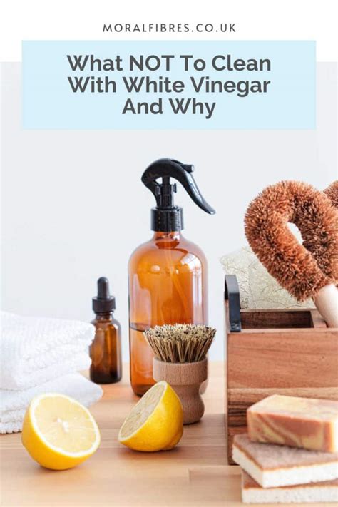 What not to clean with vinegar