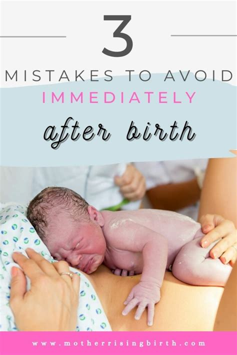 What to AVOID Immediately After