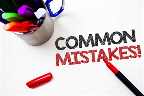What to Avoid: Common Mistakes