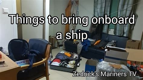 What to Bring Onboard