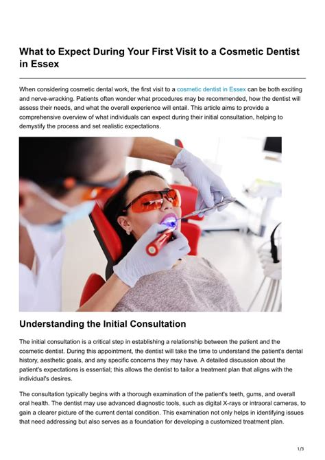 What to Expect During Your First Visit