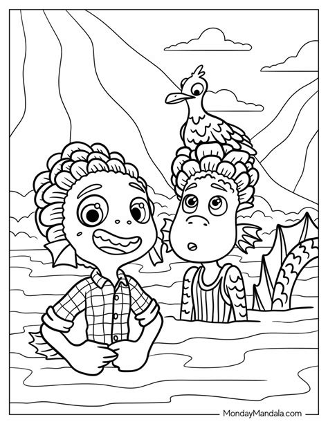 What to Expect Inside Your Luca Coloring Book