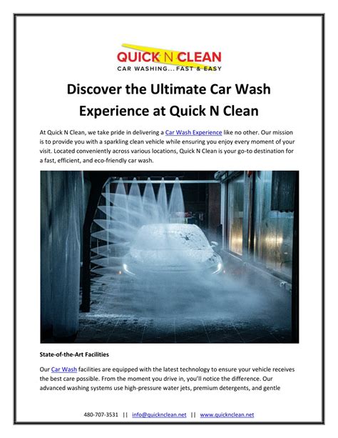 What to Expect from Your Quick Car Wash Experience