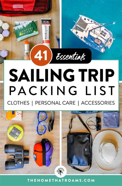 What to Pack for Sailing