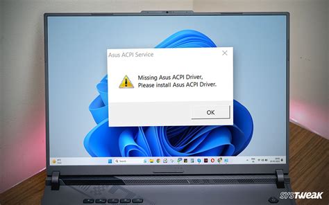 What to do if your Asus ACPI Driver is missing