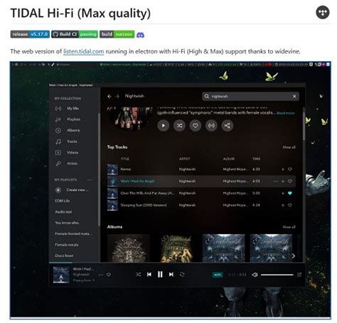 What you get with Tidal HiFi