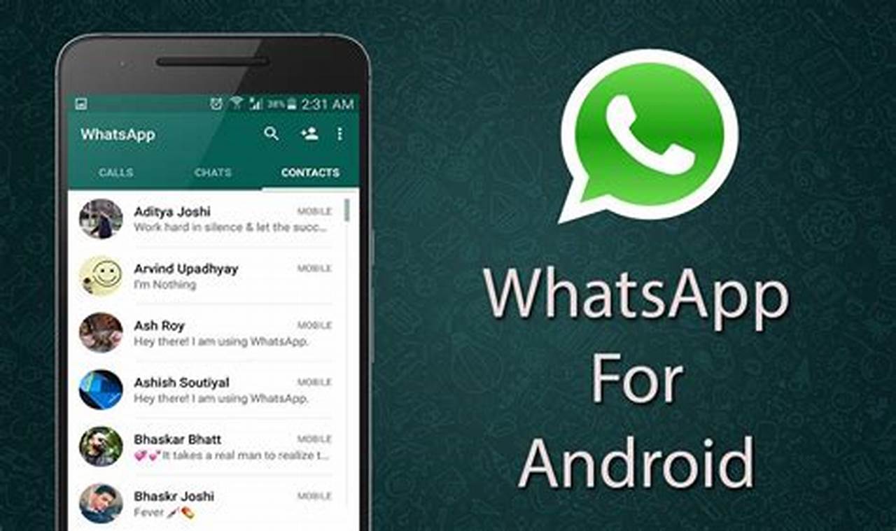 WhatsApp Android download latest version
