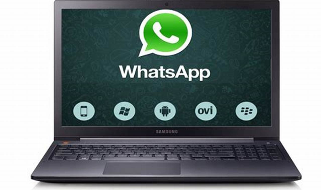 WhatsApp app computer