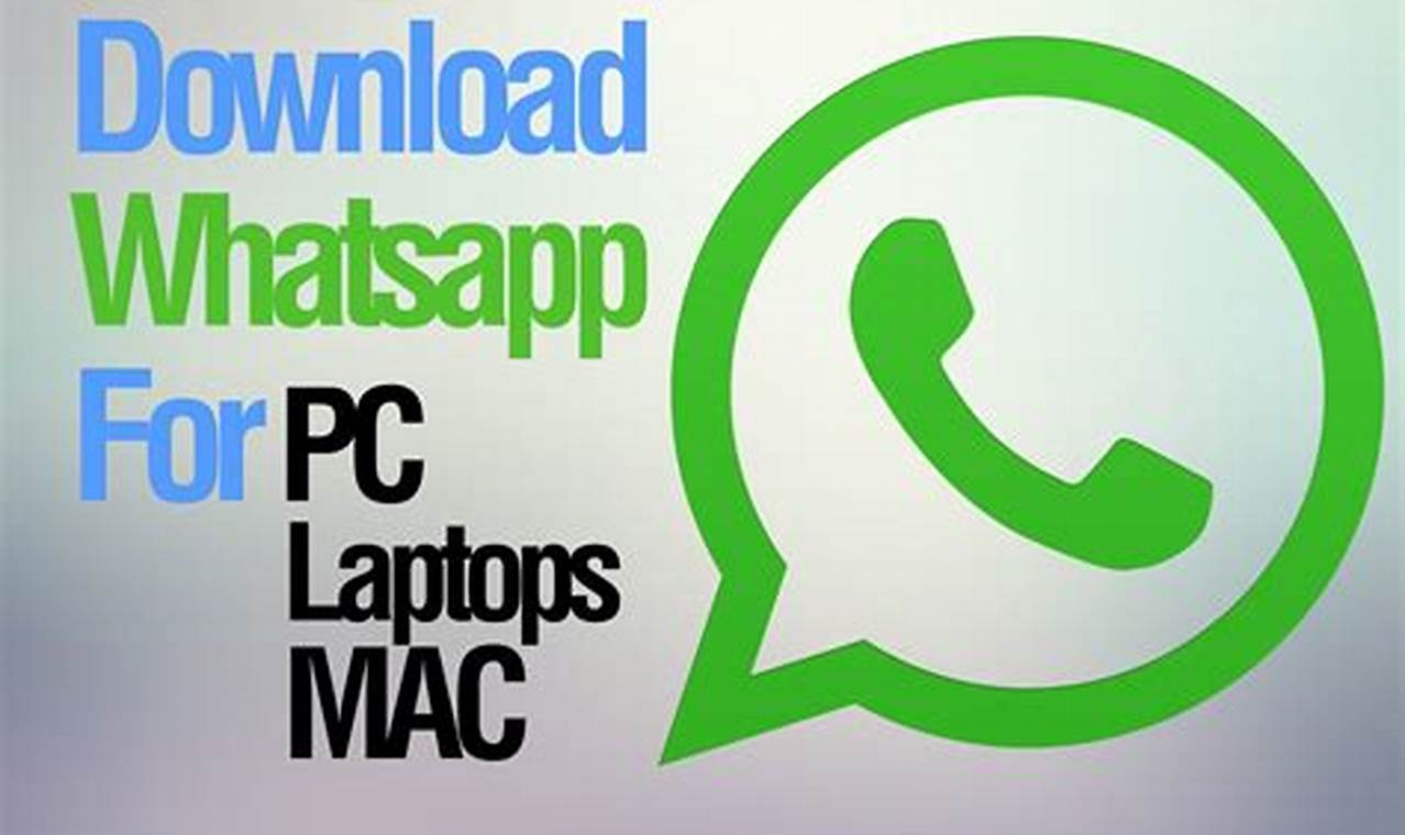 WhatsApp app download free for PC