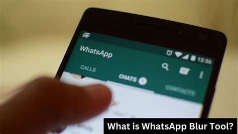 WhatsApp’s Image Blur Tool in Testing
