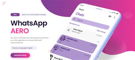 WhatsApp Aero APK v9.11 Customization Options