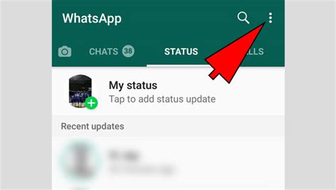WhatsApp Status Step 3